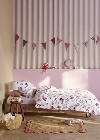 Beddinghouse Kids Flanel Dekbedovertrek Sweethearts Multi | 34148