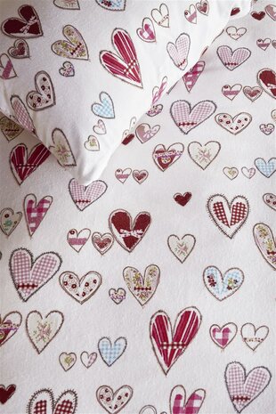 Beddinghouse Kids Flanel Dekbedovertrek Sweethearts Multi | 34148
