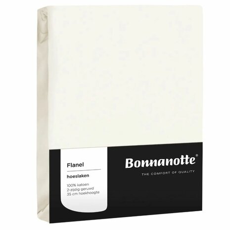Bonnanotte Flanel Hoeslaken Offwhite BLBN51XXHL-SW | 34211