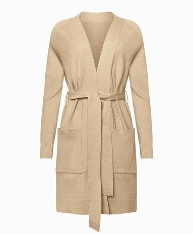 Lisca Jas Easy Cardigan Long Sand 86399-13 | 34139