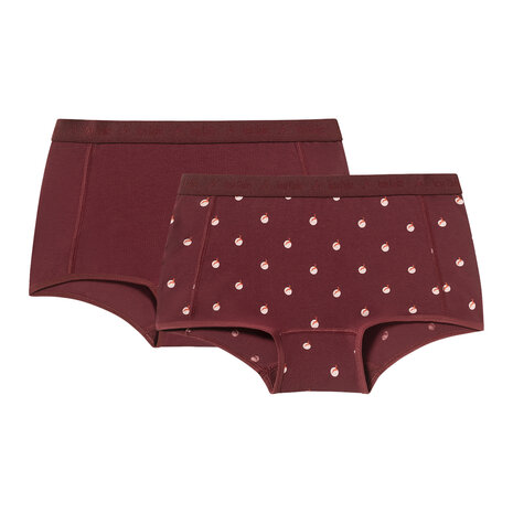 Ten Cate Girls Teens Shorts 2-Pack Deer Dots Dahlia 60866-6271 | 33992