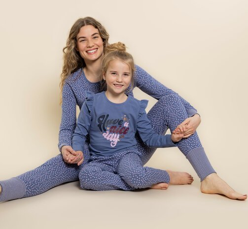 Charlie Choe Meisjes Pyjama Bijou Blue M61002 - 38 | 34301