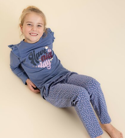 Charlie Choe Meisjes Pyjama Bijou Blue M61002 - 38 | 34301