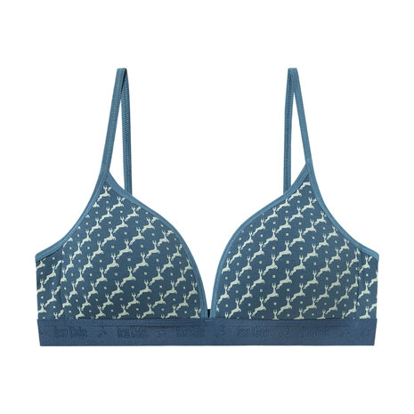 Ten Cate Girls Teens Bra Padded 2-Pack Happy Deer Sea 60868-6276 | 33996