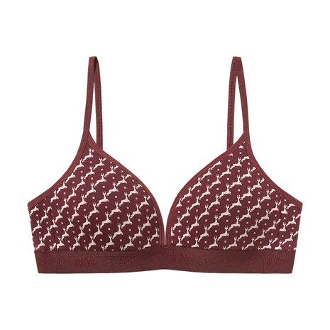 Ten Cate Girls Teens Bra Padded 2-Pack Happy Deer Dahlia 60868-6277 | 33997