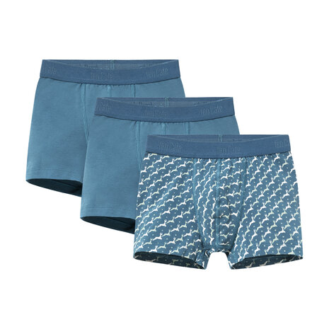 Ten Cate Boys Shorts 3-Pack Happy Deer Sea White 60869-6273 | 34064