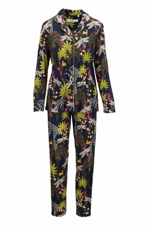 Ch&eacute;rie L&iacute;ne Dames Pyjama Doorknoop Night 6571206-286 | 34227