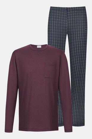 Mey Heren Pyjama Oxblood 2240110 - 762 | 34168
