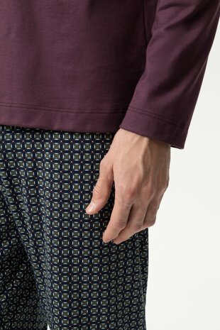 Mey Heren Pyjama Oxblood 2240110 - 762 | 34168