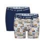 A Fish Named Fred Heren Shorts 2-Pack Brasil Navy 110013-6095-628 | 28219