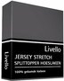 Livello Jersey Stretch Splittopper Hoeslaken Dark Grey HLJ155SPLIT-DGS | 11897