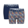 A Fish Named Fred Heren Shorts 2-Pack Flip Flops Navy 110013-6095-625 | 28218