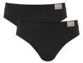 Sloggi Men Go Natural Brief 2-Pack Black 10214618-004 | 27853