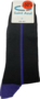 Saint Azul Heren Sokken Grey/Purple Stripe | 28856-28857
