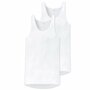 Schiesser Men Original Classics Feinripp Singlet 0/0 2-Pack Wit 005121 | 10416