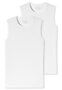 Schiesser Men 95/5 Tanktops 0-hals 2-Pack Wit 173980-100 | 24387