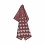 Bunzlau Castle Theedoek Hearts Burgundy 6413 | 32441