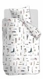 Beddinghouse Kids Dekbedovertrek Gears Grijs 21728