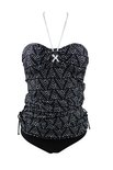 Lentiggini Tankini Black/White 11A-31401H | 20694