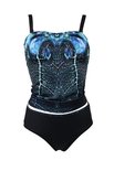 Mila Dames Tankini Turquoise-Black 23A-31202H | 20678