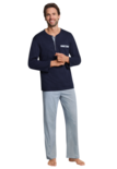 Schiesser Pyjama Lengtemaat 803 Dark Blue 163635 | 19606
