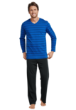 Schiesser Pyjama Royaal Blue 159622 | 21620