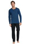 Schiesser Pyjama Royaal Blue 159630 | 21623