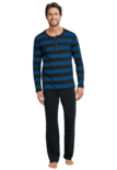 Schiesser Pyjama Royal Blue 159631 | 21621