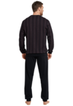 Schiesser Pyjama Zwart/Bordeaux 168127 | 21229