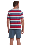 Schiesser Shortama Rood/Blauw 166157-913 | 20399
