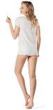 Skiny Shirt Korte Mouw Ivoor 081894 | 18597