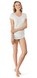 Skiny Shirt Korte Mouw Ivoor 081894 | 18597