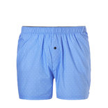 Ten Cate Men Woven Shorts Wyber Blue + Check Lines Black 30232 | 19122