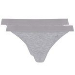 Ten Cate Women Fine Tanga Brief Light Grey Melee 30034 | 18126