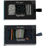 Apollo Heren Sokken Oranje / Blauw 20409