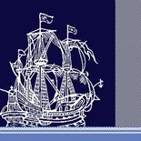 Elias Keukendoek Caravel Blue 1323/2323 | 19288