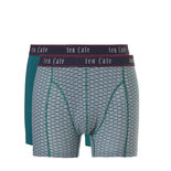 Ten Cate Men Fine Shorts 2-Pack Everglade Bricks 31139 | 22175
