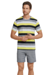 Schiesser Heren Shortama Multicolor 169684 | 22191