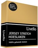 Livello Jersey Stretch Hoeslaken Gold 22527