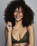 Ten Cate Women Secrets Lace Bralette Olive 30875