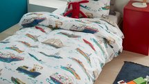 Beddinghouse Kids Dekbedovertrek Ships Blue 22854