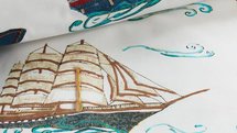 Beddinghouse Kids Dekbedovertrek Ships Blue 22854