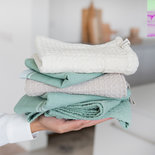 Walra Keukendoek Blocks Green 22603