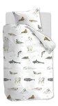 Beddinghouse Kids Dekbedovertrek Polar Animals Grey 23182