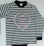 Lunatex Velours Meisjes Pyjama Wit 9858T | 23370
