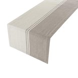 Linen&More Tafelloper Middle Stripes Grey 20607