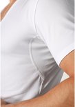 Mey Men Shirt V-Neck Dry Cotton Functional Wit 46038 | 14717