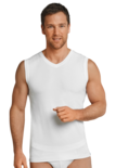 Schiesser Men Long Life Cotton Tanktop V-hals White 145139 | 12302