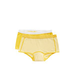 Ten Cate Girls Basic Shorts 2-Pack Yellow Stripe 31120 | 20921