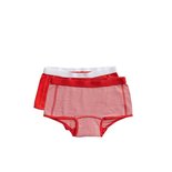 Ten Cate Girls Basic Shorts 2-Pack Red Stripe 31120 | 20923